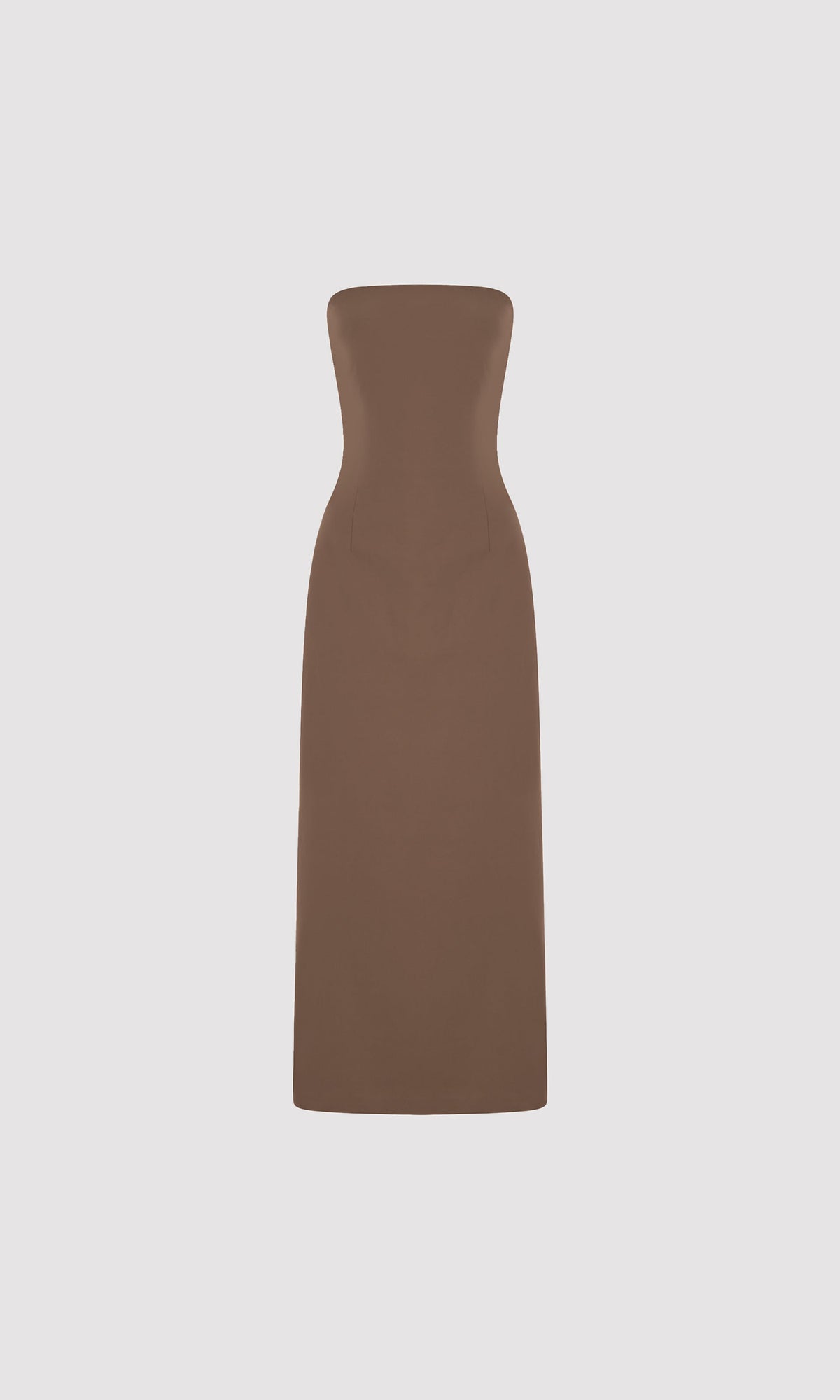 HELENE LONG DRESS IN BROWN